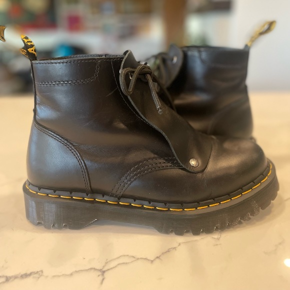 Dr Martens 101 Bex Lace Cover Ankle Boots Size 10W - Picture 7 of 8